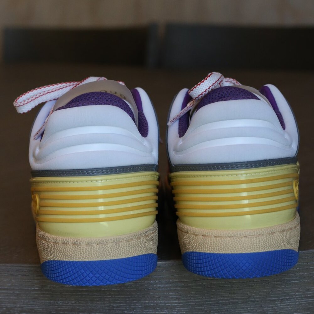 Women’s Multi-Color Gucci Basket Sneaker - Picture 8 of 13